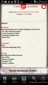 ¿El menú semanal de Manzanaroja se renueva?