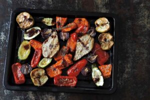 Verduras mixtas al horno