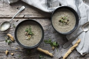 Crema de setas y patatas