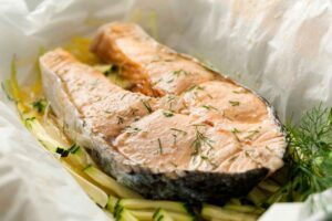 Salmón al papillote light