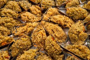Mejillones gratinados