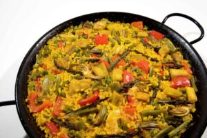 Paella de verduras