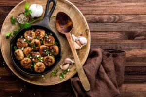 Albóndigas de berenjena ligeras