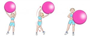 Pelota de pilates, lúdica y terapéutica: 3 ejercicios para tonificarte