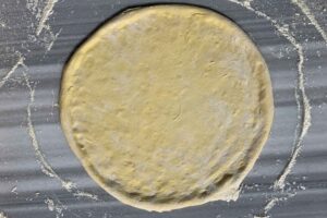 Base de pizza para preparar estando a dieta