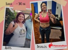 antes y después dieta ManzanaRoja
