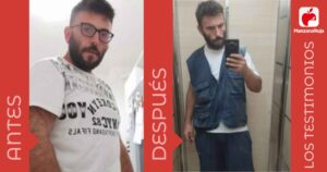 Lorenzo,-20 Kg con Manzanaroja «¡Adiós cansancio y dolor de estómago!»