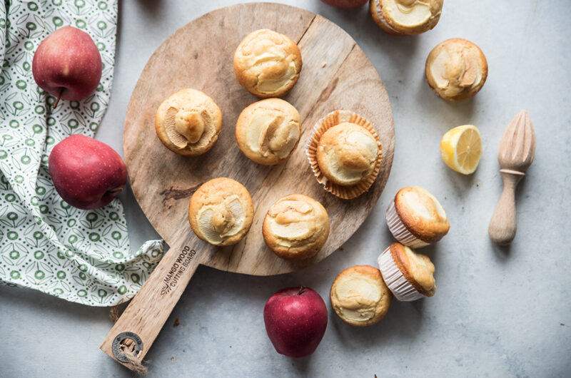 Magdalenas de manzana: receta sencilla