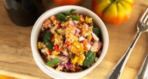 Ensalada quinoa con verduras