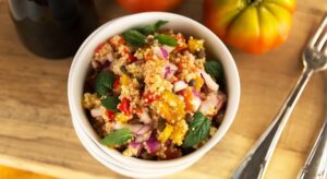 Ensalada fría de quinoa con verduras: cómo hacerla