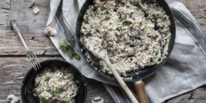 Risotto de champiñones: fácil y delicioso