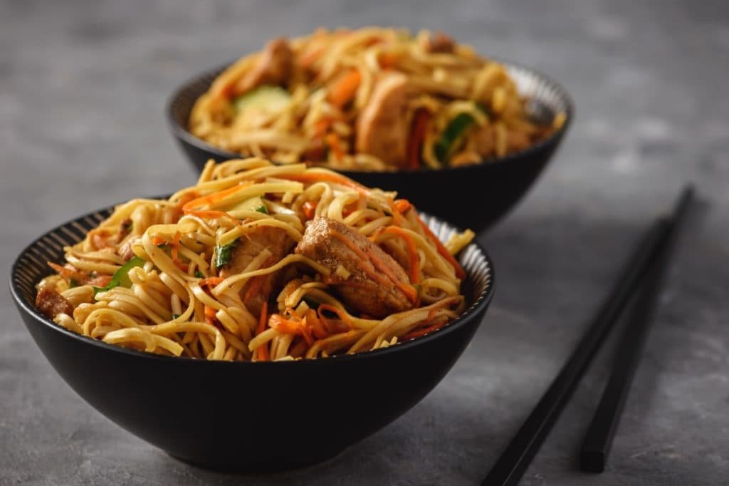 Alimentos bajos en calorías de Japón: Shirataki noodles