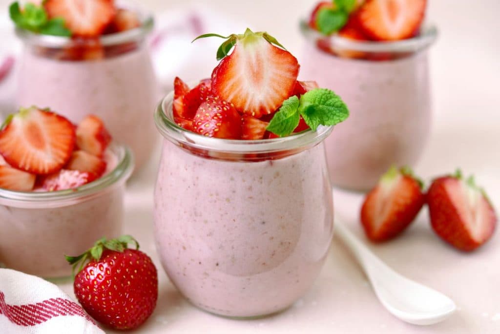 Mousse de fresa: postre fresco y delicioso