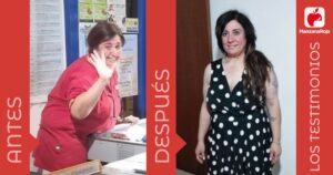 Giusi -16 kg con ManzanaRoja: «Una dieta que no te quita la sonrisa»