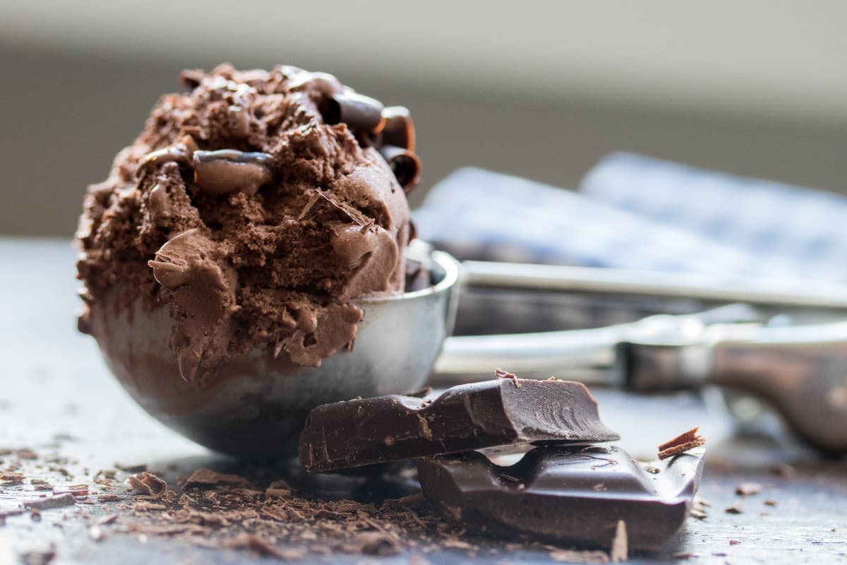 Receta de helado de chocolate casero