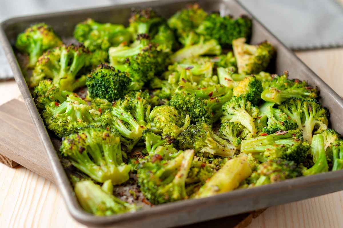 receta de brócoli al horno crujiente finalizada