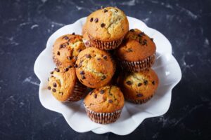 Magdalenas con pepitas de chocolate: ¡receta baja en calorías!