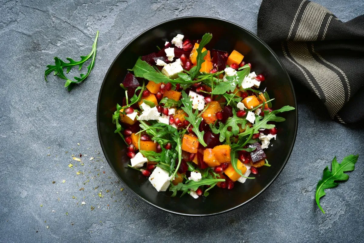 Receta de ensalada con calabaza