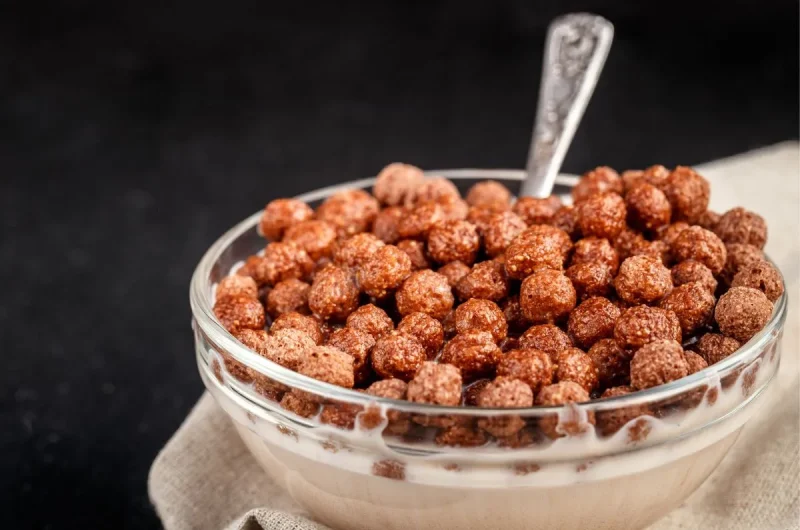 Receta de cereales de chocolate