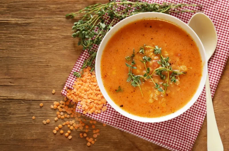 Receta de sopa de lentejas